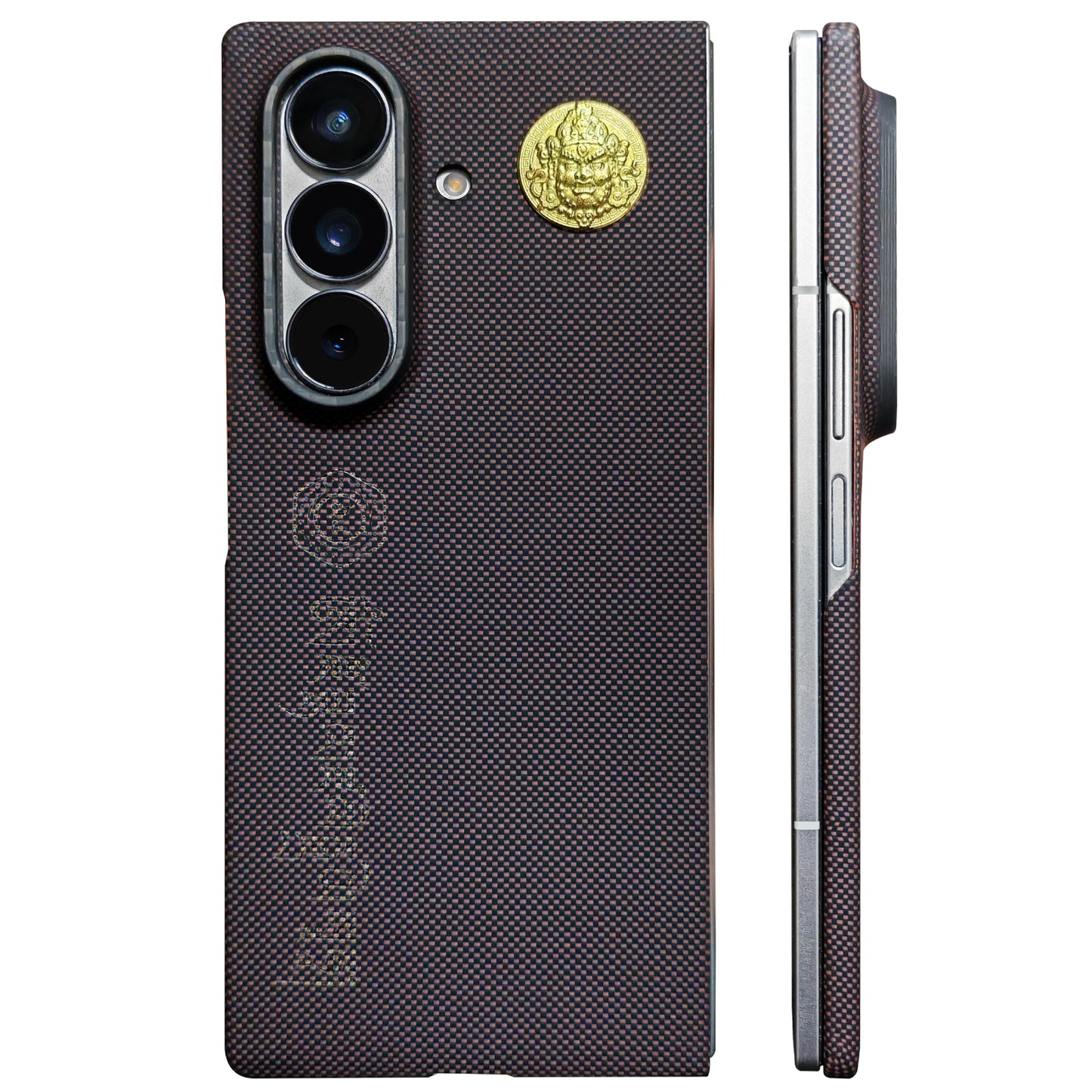 AVOBANGK Yellow Jambhala Magnetic Aramid Fiber Case for Samsung Galaxy