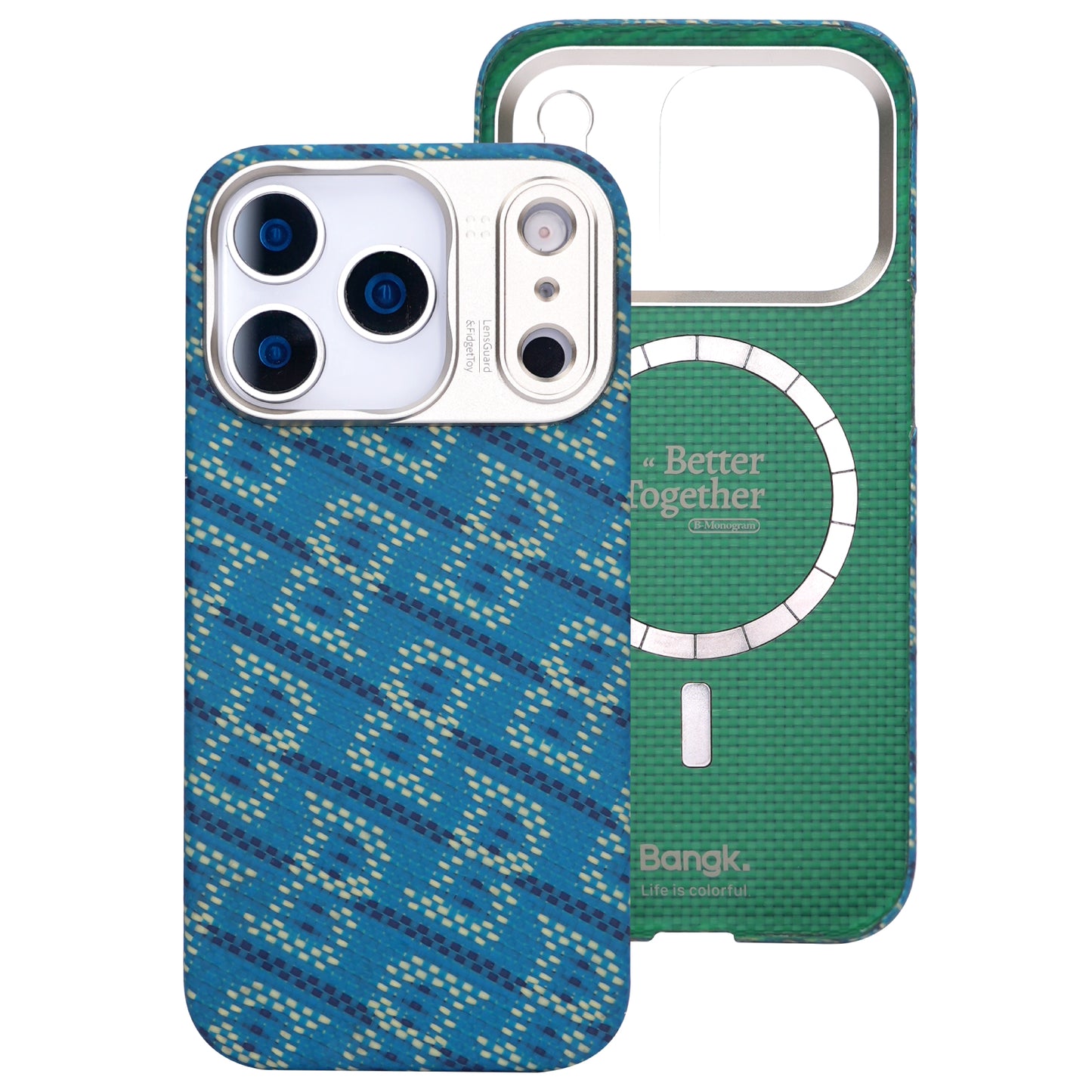 AVOBANGK Monogram Half-Cover Magnetic Vectran Fiber Case