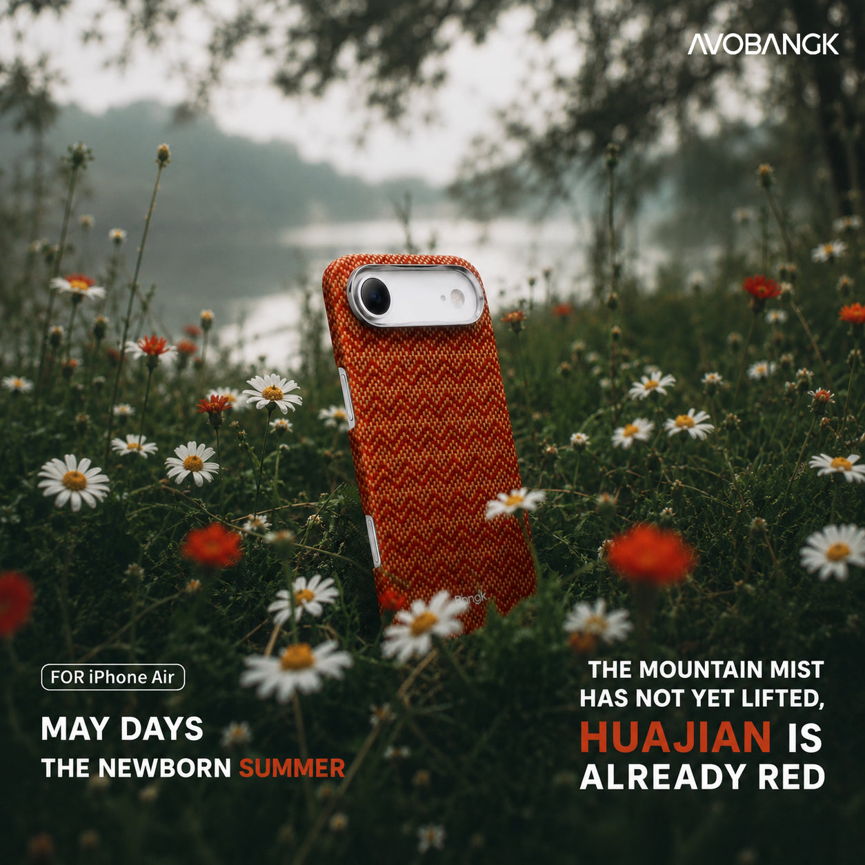 AVOBANGK Wild Bloom Aramid Fiber Case for iPhone Air