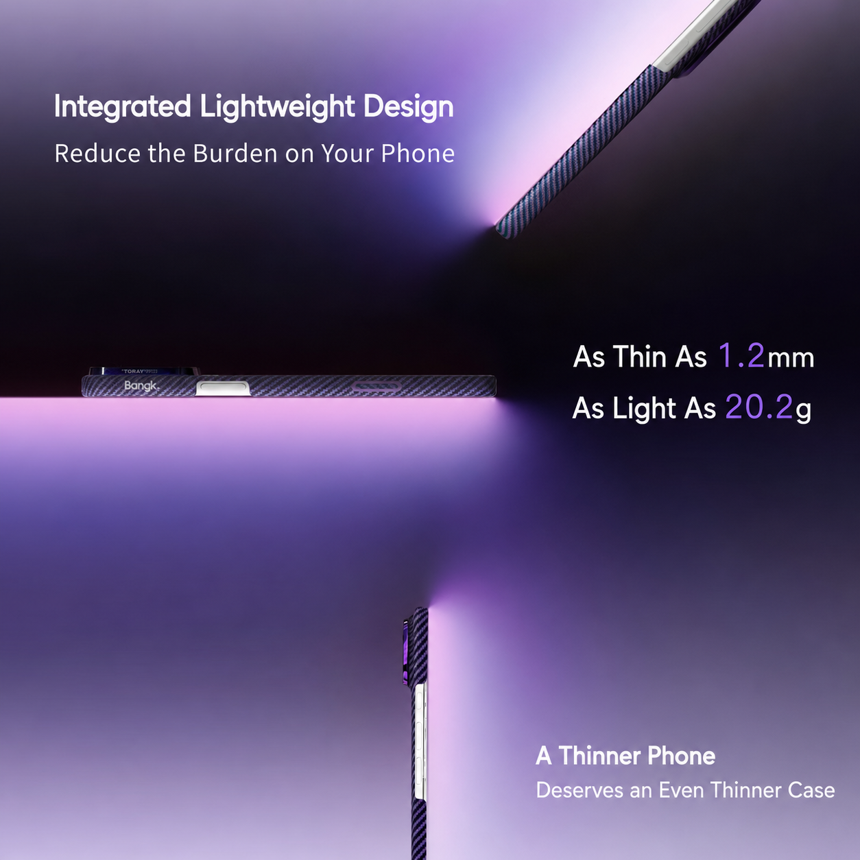 AVOBANGK Ninefold Violet Flame Aramid Fiber Case