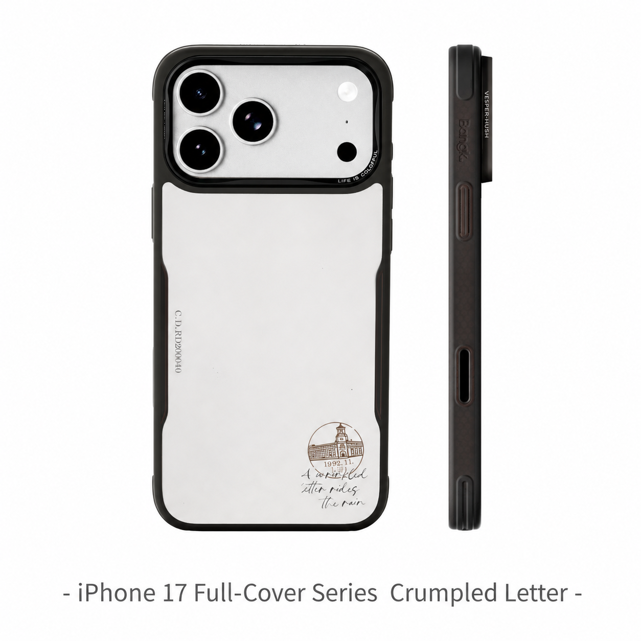 AVOBANGK The Folded Letter Full-Cover Magnetic PBO Aramid Fiber Case