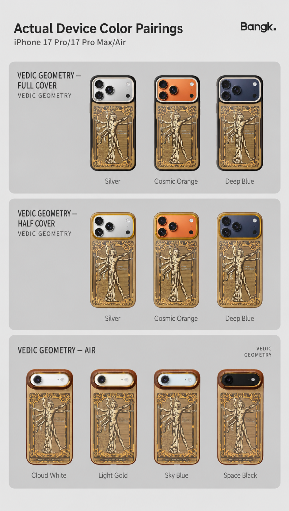 AVOBANGK Vedic Geometry “Thousand-Armed Guanyin” Magnetic Aramid Fiber Case
